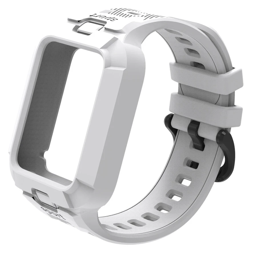 2-in-1 Bandje+Case voor Xiaomi Mi Band 8/9/10 Pro Smartwatch Sportband Polsband voor Mi Band 8 9 10 Pro Armband Accessoires