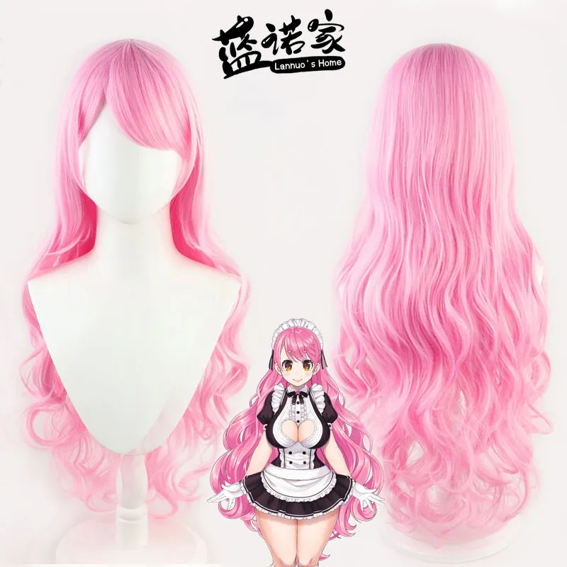 Virtual YouTube Vtuber Aizono Manami Cosplay Wig Halloween Carnival Party Props Synthetic Hair Heat Resistant Fiber + Wig Cap