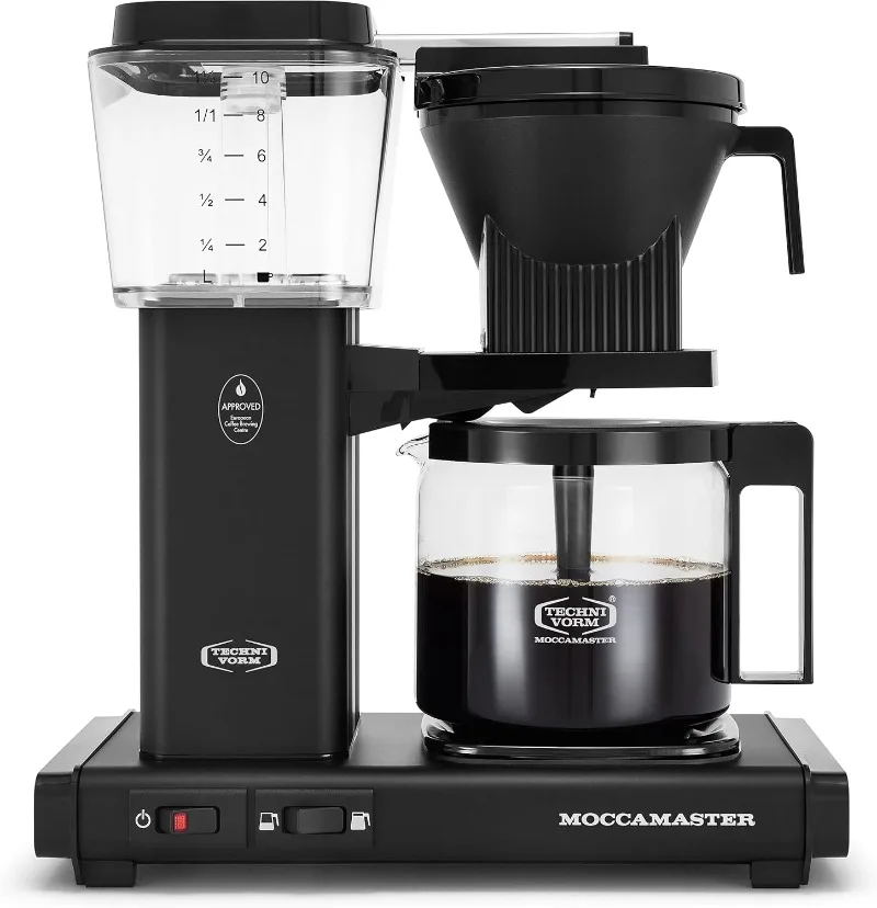 

Кофеварка Moccamaster KBGV Select на 10 чашек, матовая черная, 40 унций, 53948 л