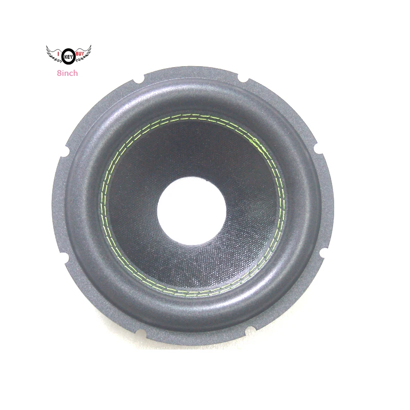 2pcs/Lot 8"  inch Subwoofer Non-press Paper Cone Foam Edge Ring Diaphragm Assembly Voice Coil 51.2mm 36.2mm Car Speaker Coating