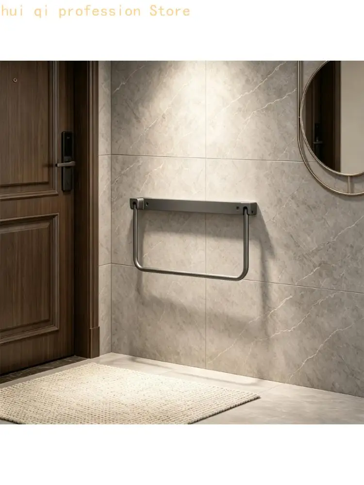 Fold Down Wall Mounted Metal Storage for Trailer Entry Areas, Home Closets, and Tidy Shoe Storage Use H8WE