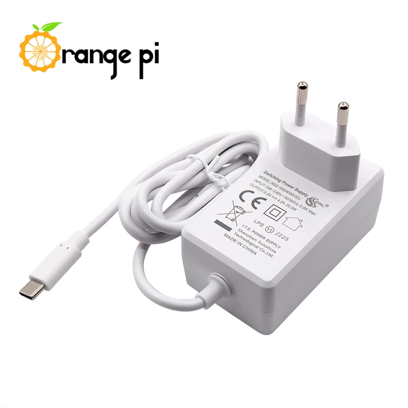 Orange Pi 5V4A EU Type-C Power Supply