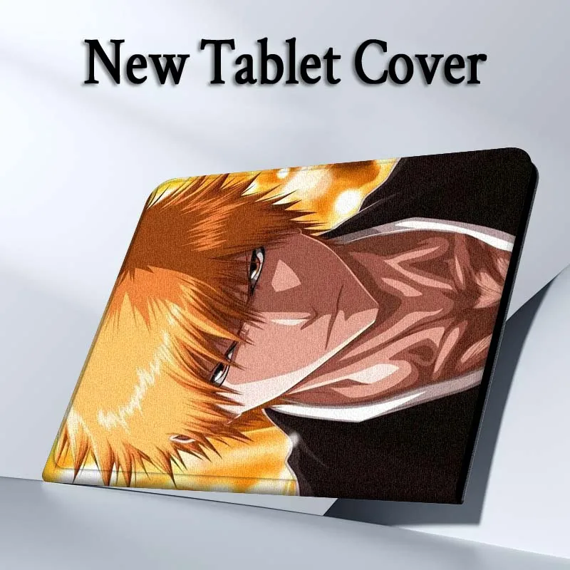Bleach populair anime-logo voor iPad Pro Air Mini 2 3 4 5 6 7 7e 8e 9e 10e 11e 10.2 9.7 10.5 10.9 11 12.9 13 tablethoes