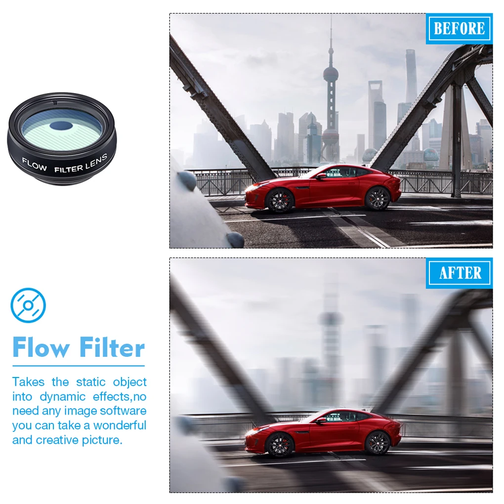 

10-in-1 Fisheye Macro Lens Set Phone Lenses with Carrying Bag Cellphone