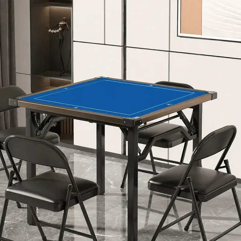 Multifunctional Foldable Egg Table for Chess Cards Mahjong Leg Free Design Double Sided Dining Small Square Household Rack