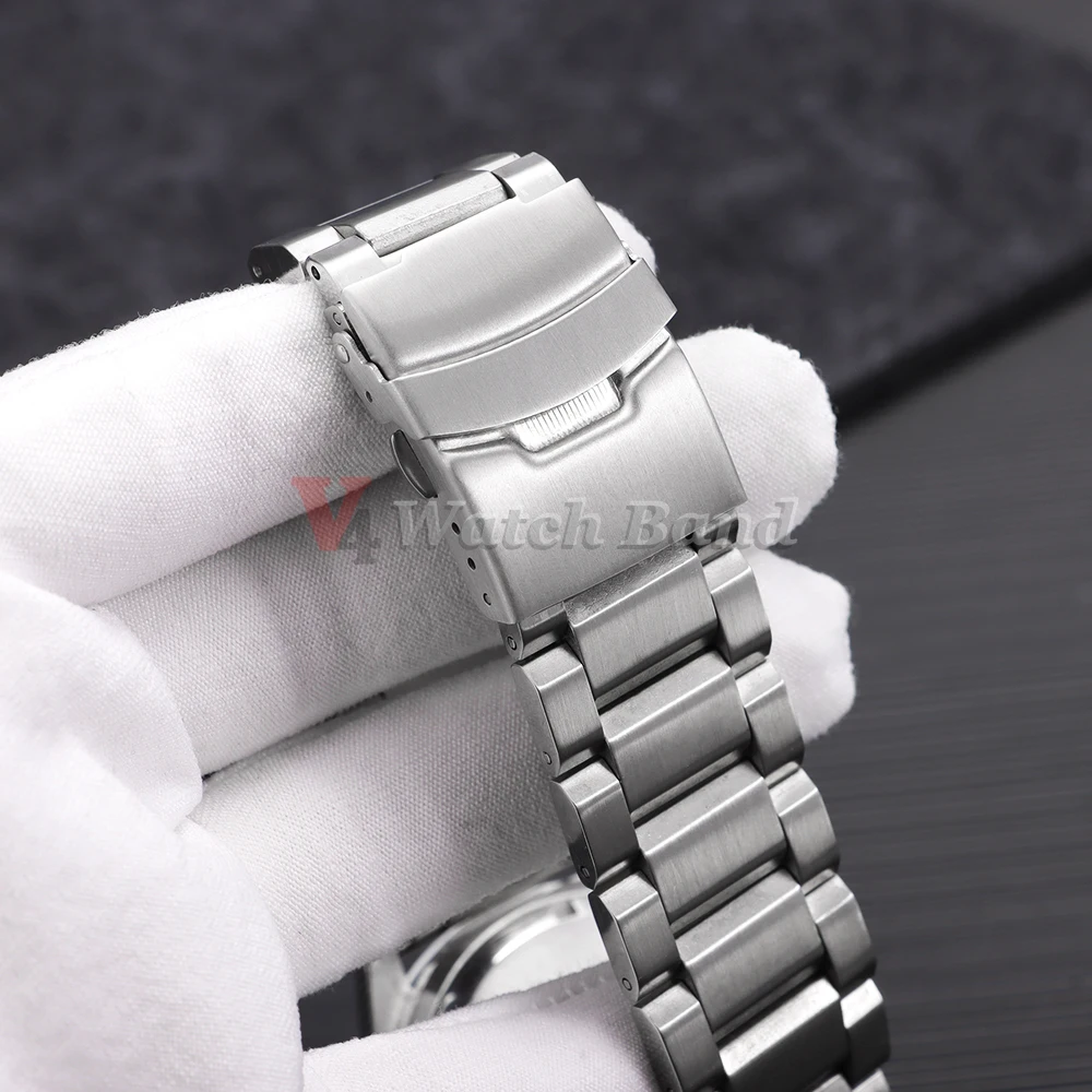 18mm 19mm 20mm 21mm 22mm 24mm 25mm Luxus-Uhrenarmband aus massivem Edelstahl für Seiko-Uhren, universelles Armband-Zubehör – Detail 14