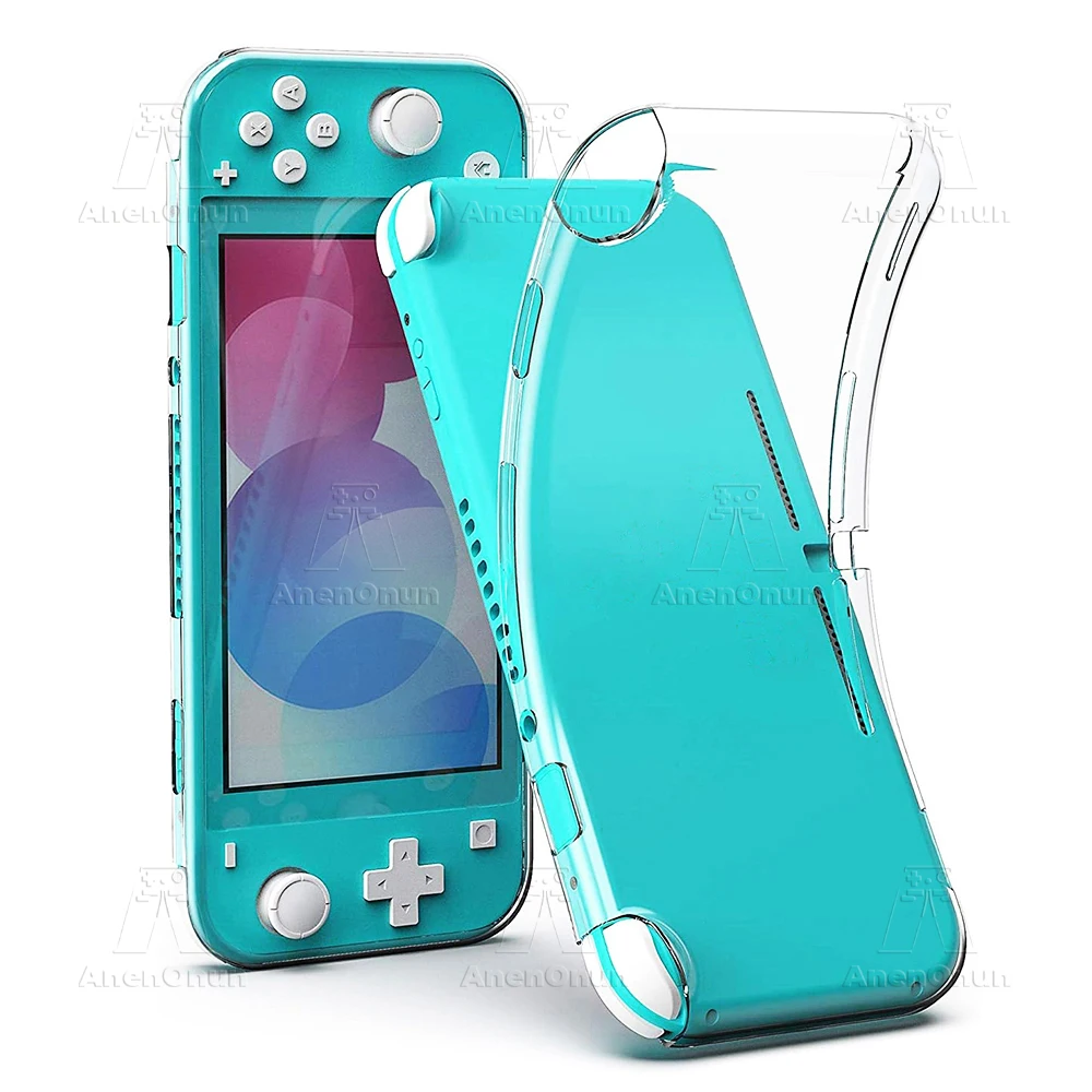 Switch Lite Transparente TPU Soft Case Semi-Wrap Cover Skin Anti-Fall Anti-Scratch Anti-Slip Ultra-Clear Crystal Schutzhülle – Detail 1