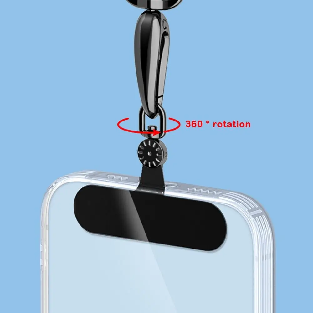 New 360 ° Rotatable Phone Lanyard Patch Clips TPU Universal Hanging Rope Clip Replacement Ultra-thin Phone Lanyard Connecter