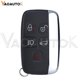 Smart Remote Car Key Shell Case Fob For Land Rover LR4 For Range Rover Sport Evoque For Jaguar XJ XJL XF 5 Buttons Key Housing