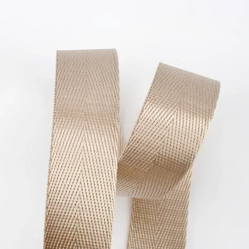 5/10M 1mm 20-38mm Nylonband Fischgrätmuster Gurtband Gürtel Rucksackriemen DIY Taschenbindung Stoff Nähzubehör