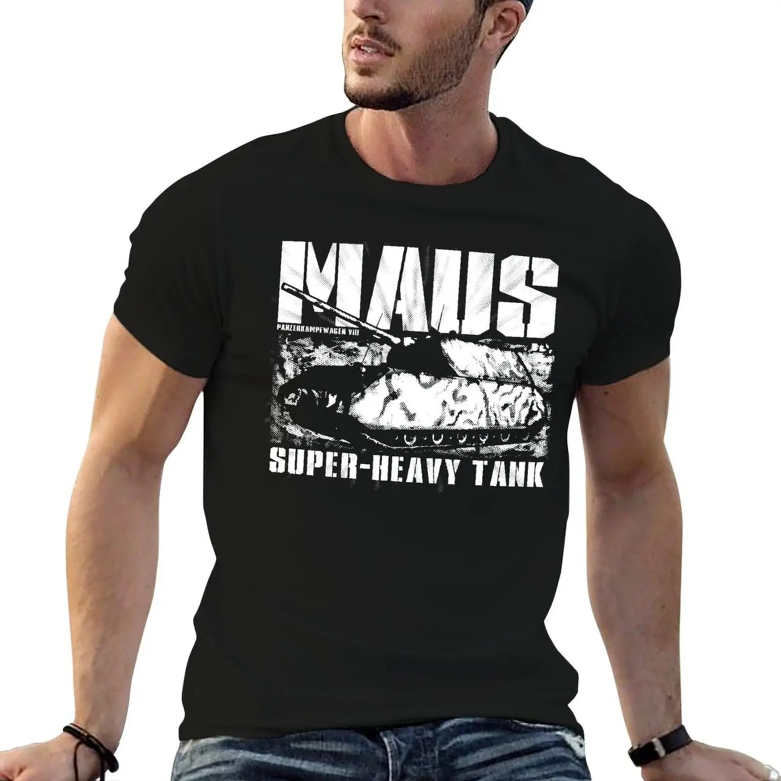 Panzer VIII Maus T-Shirt Plus Size Workout Short Sleeve Top