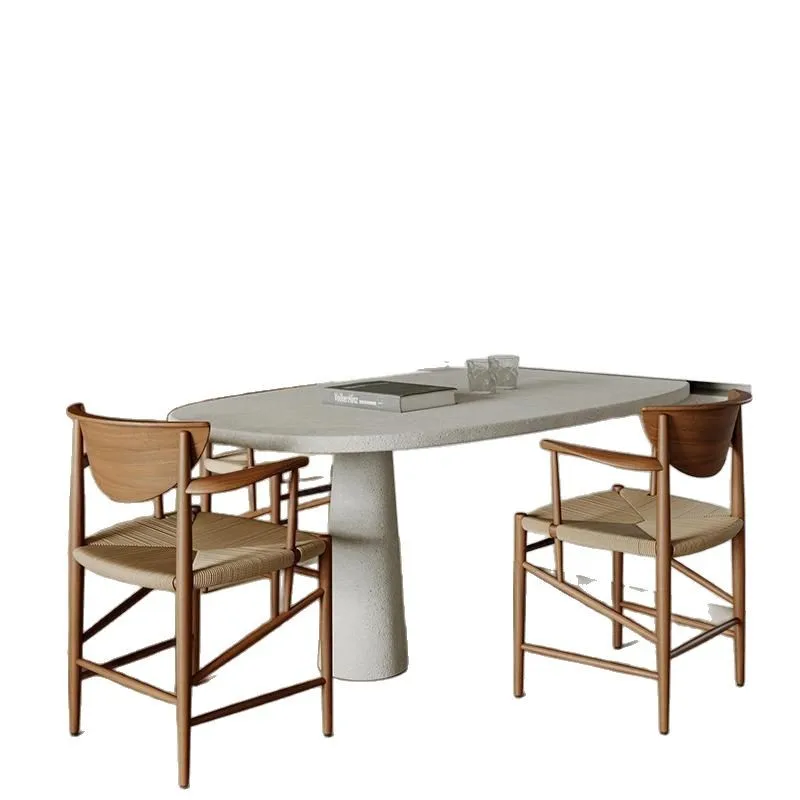 

White oak solid wood back chair