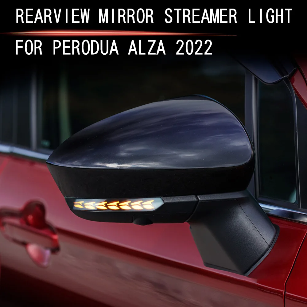 

For Perodua alza 2022 + LED Dynamic Mirror Blinker Light Sequential Turn Signal Lamp