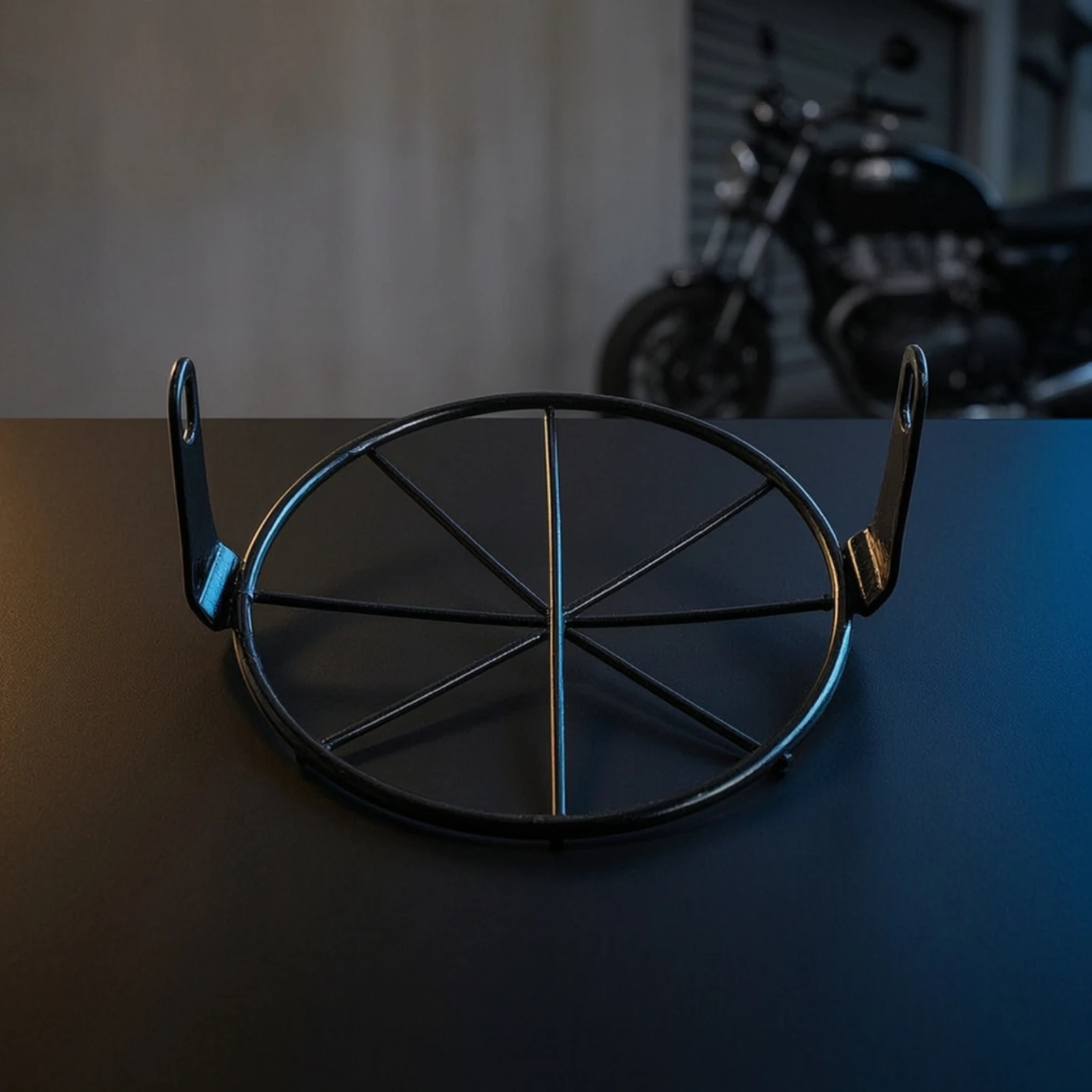 Motorcycle Headlight Grille Retro Spoke-Style Headlight Guard Stylish Sleek for Commuter Bike Riders