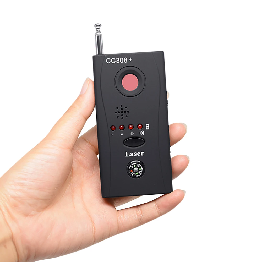 Multi-Function Wireless Camera Lens Signal Detector, DV Signal Detect, Full-range Anti Candid RF Device Finder, CC308 +, 1 Set