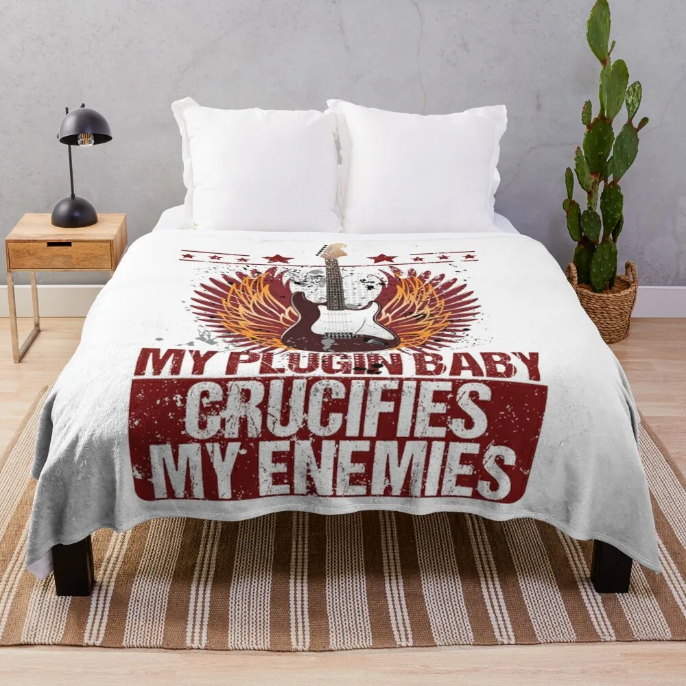 

Muse My Plugin Baby crucifies Throw Blanket Travel Retros Bed linens Blankets