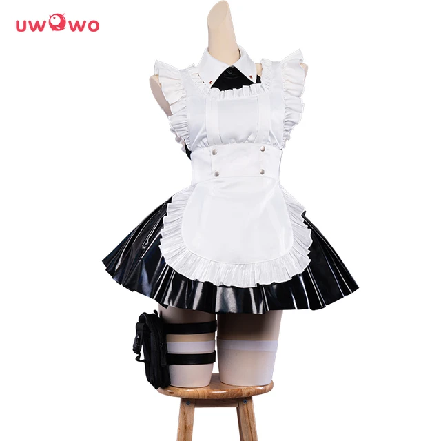 Combat Maid Dress Exclusive Authorization UWOWO x AGOTO: Diamond Cosplay  Costume Battle Apron