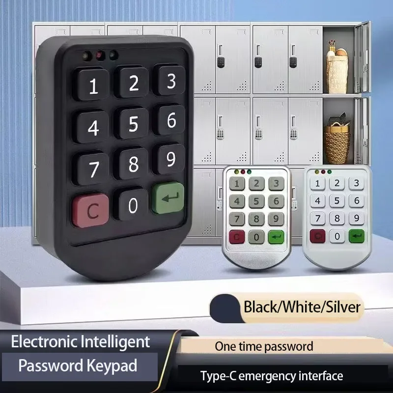 ABS Plastic Panel Number Cabinet Door Lock Password Keypad Digital Electronic Intelligent Keypad Digital Cabinet Door Lock