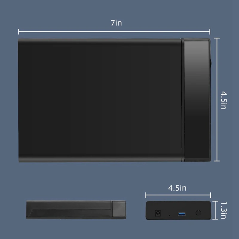 External HDD Case 2.5/3.5 Inch SSD External Hard Drive Box Enclosure SATA To USB 3.0 Hard Disk Case Adapter