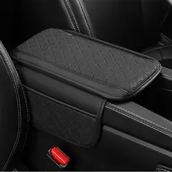 Car Armrest Cover Height Pad With Side Storage Bags Automotive Armrest Arm Support Cushion Protective pad for Car Interior