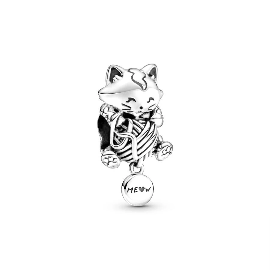 Authentic Animal Series Rabbit，Fox，Sheep，Lion Charm Bead Fit Original 925 Sterling Silver Pan Brand Bracelet DIY Jewelry Gift