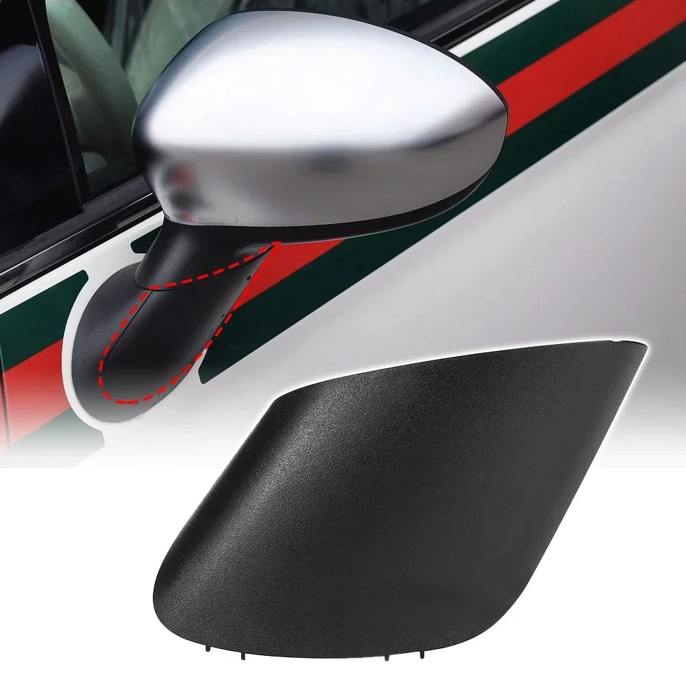 Car Accessories for Fiat 500 Car Rearview Mirror Arm Stem Cover Stem Cap Left & Right Side Mirror Cap Cover 735450654 735450655