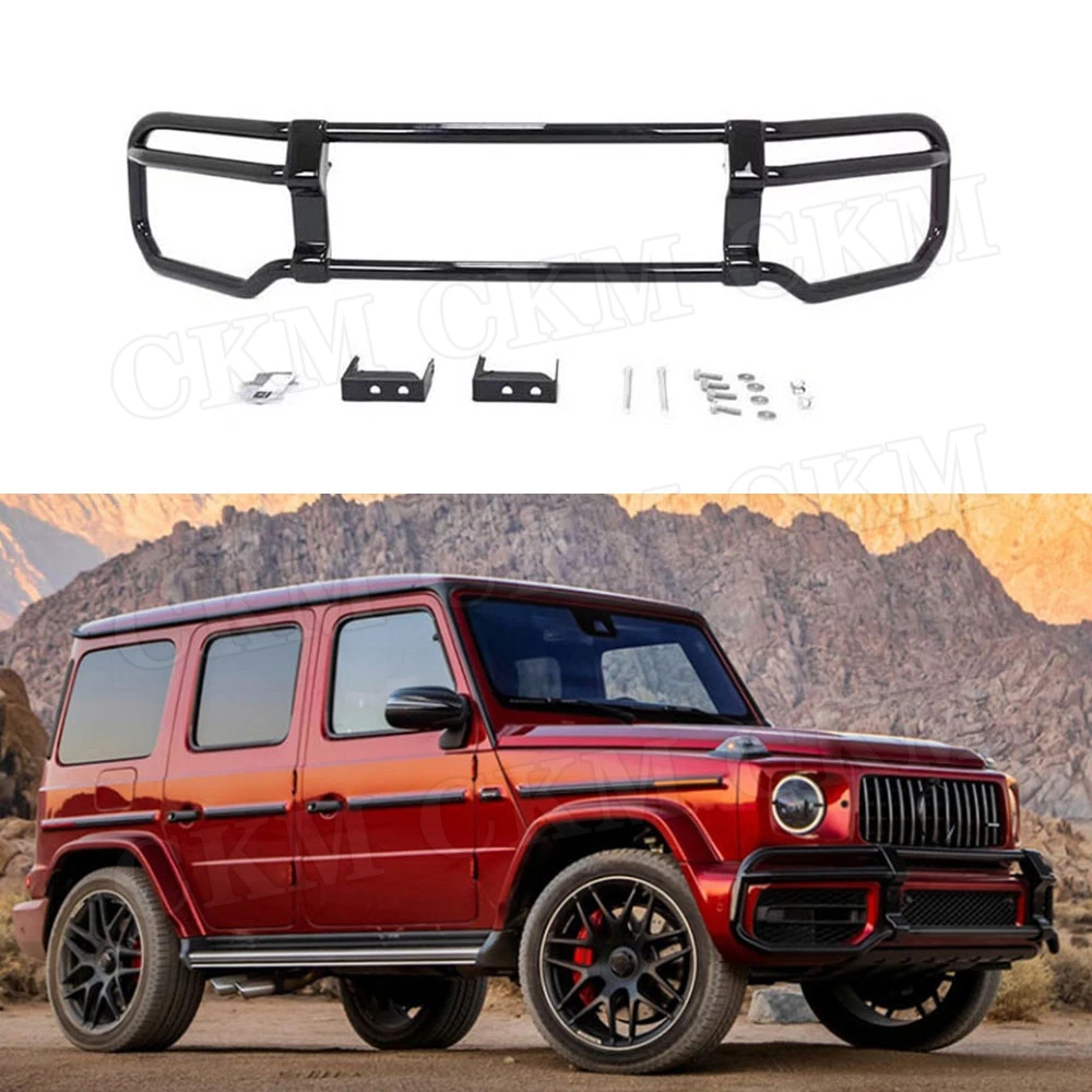 

Stainless steel Front Bumper Crash Barrier Body Kits Accessories Fit for Mercedes Benz G Class W464 G550 G350 G500 G63 A Style