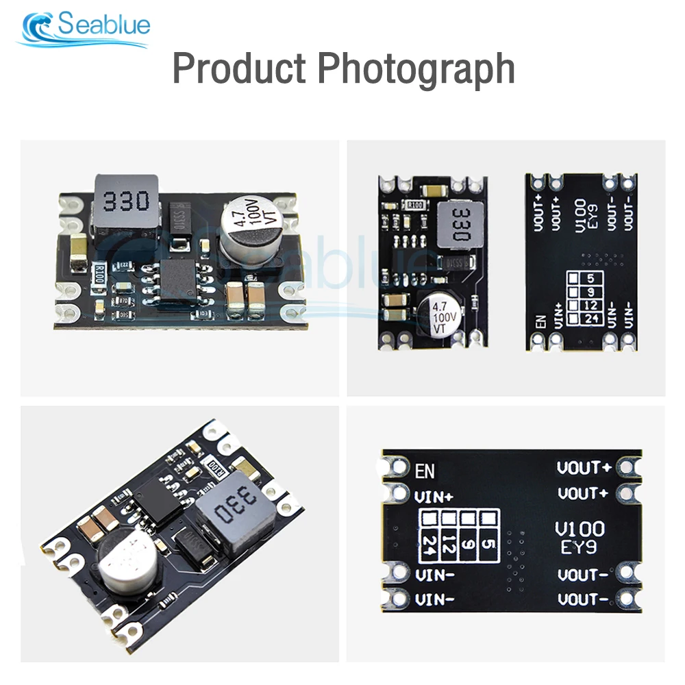 DC-DC Step Down Power Supply Module DC 7-100V to DC 5V 9V 12V 24V 2A Voltage Adjustable Buck Converter Module Voltage Regulators