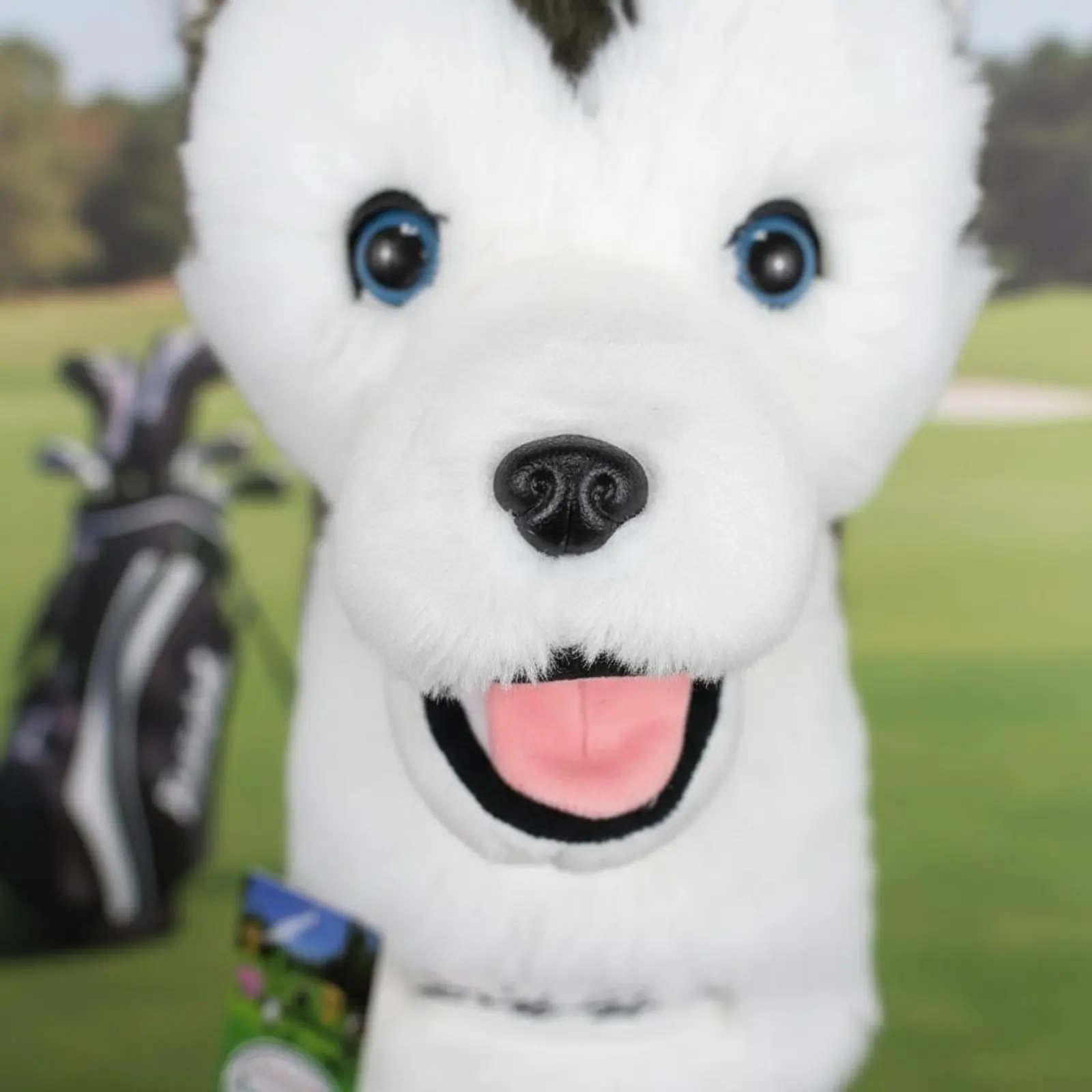Husky Sport Headcover Accommodates 460cc Sport Sport Drivers Soft Dog Headcover Soft Dog Driver Cover Easy On and Detach Funny view 5