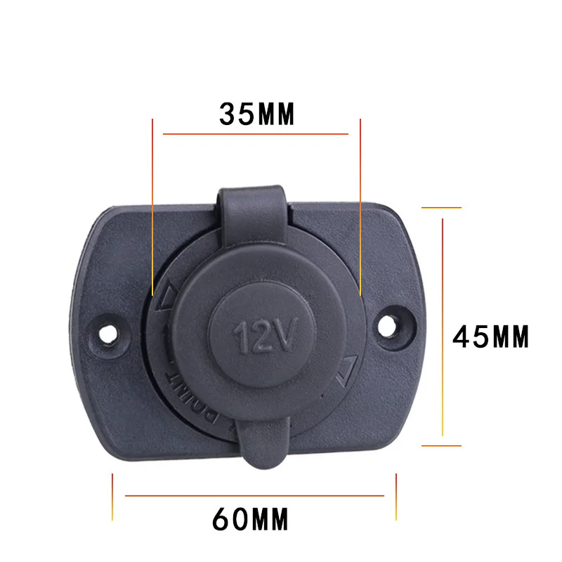 Водонепроницаемая панель прикуривателя на 1, 2, 3 отверстия, 12 В