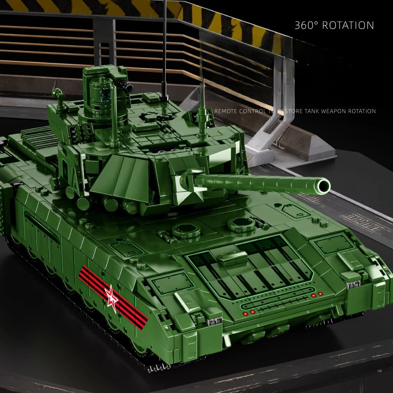 12GO 96003 4th-Gen Tank Russian Armata T-14 Model 2326pcs Building