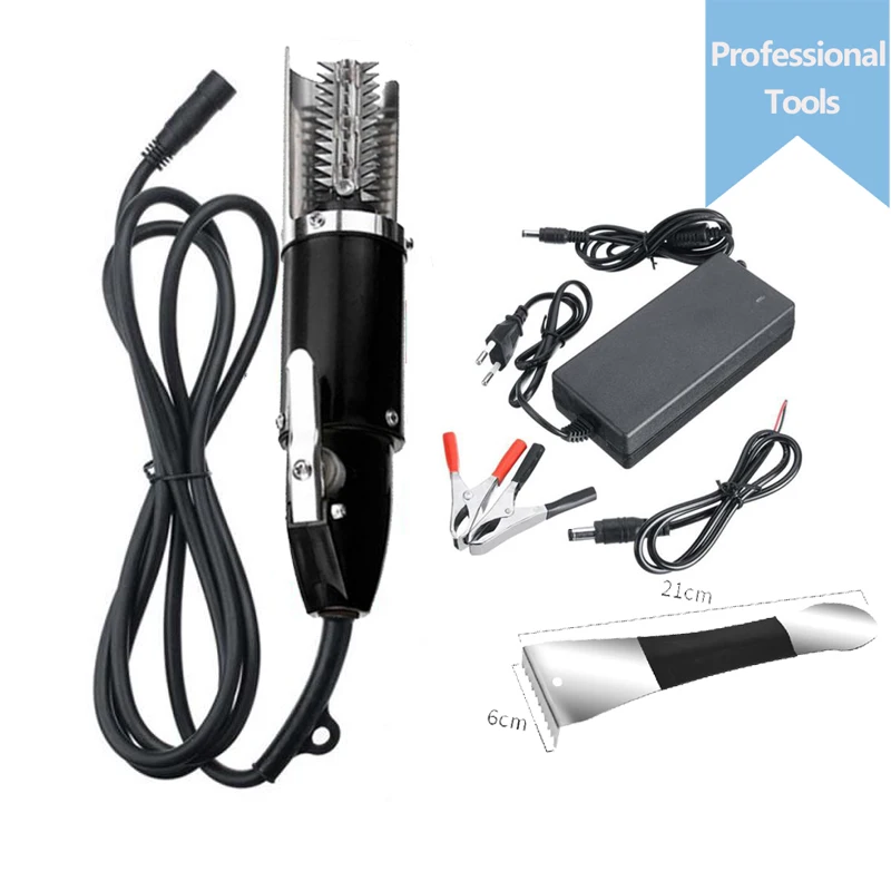 

Электрическая машина для чистки рыбы, 120 Вт, водонепроницаемый скребок, для легкой чистки, для удаления рыбы, инструмент для чистки 2021