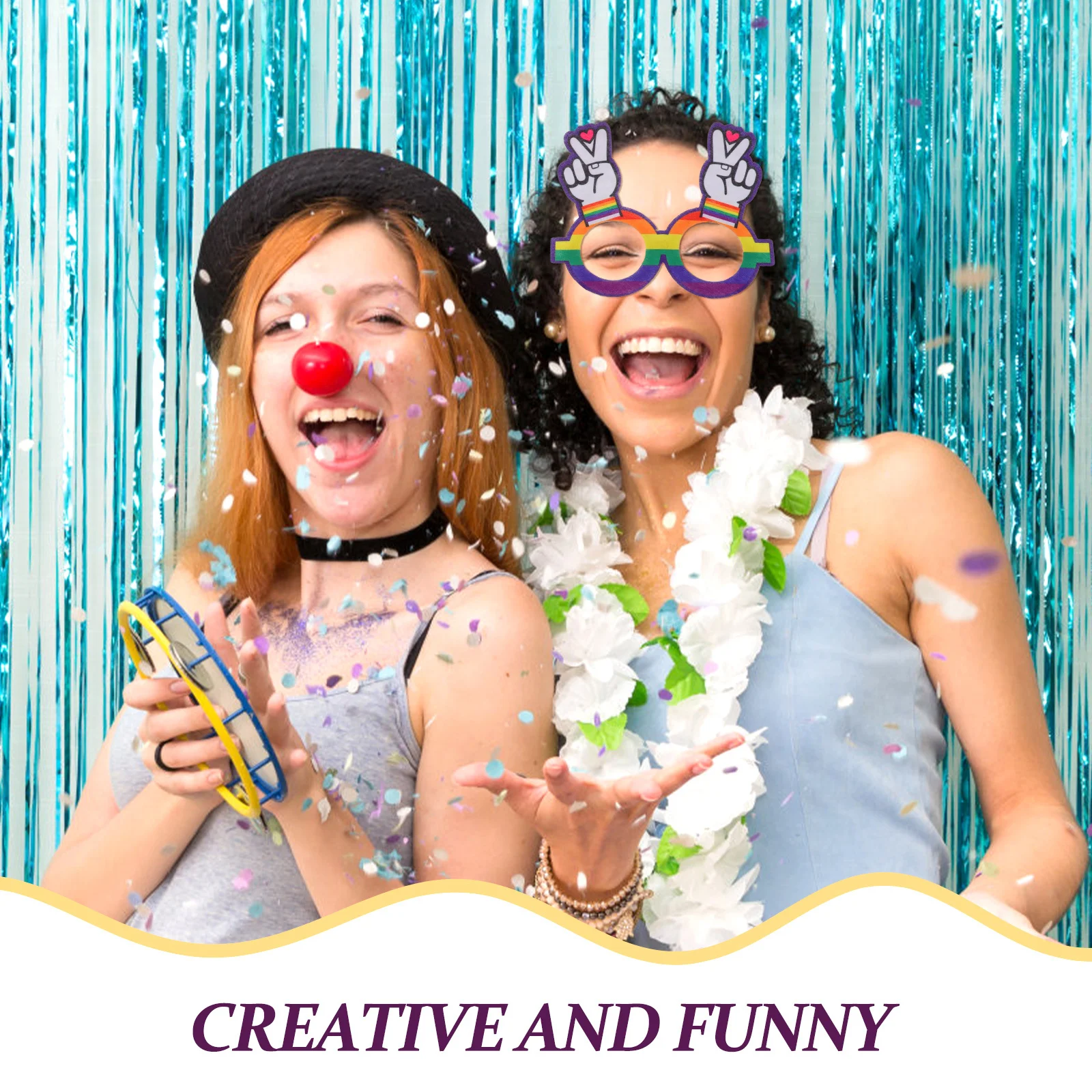 

5Pcs Festival Theme Glasses Unique Design Party Eyewear Ideal for Parades Movie Themed Parties Festival Celebrations