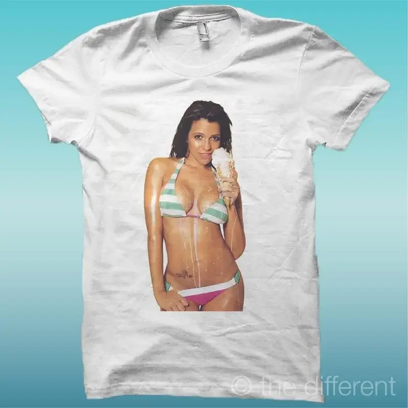 T Shirt Girl Sexy Ice Cream White The Happiness Is Have My New