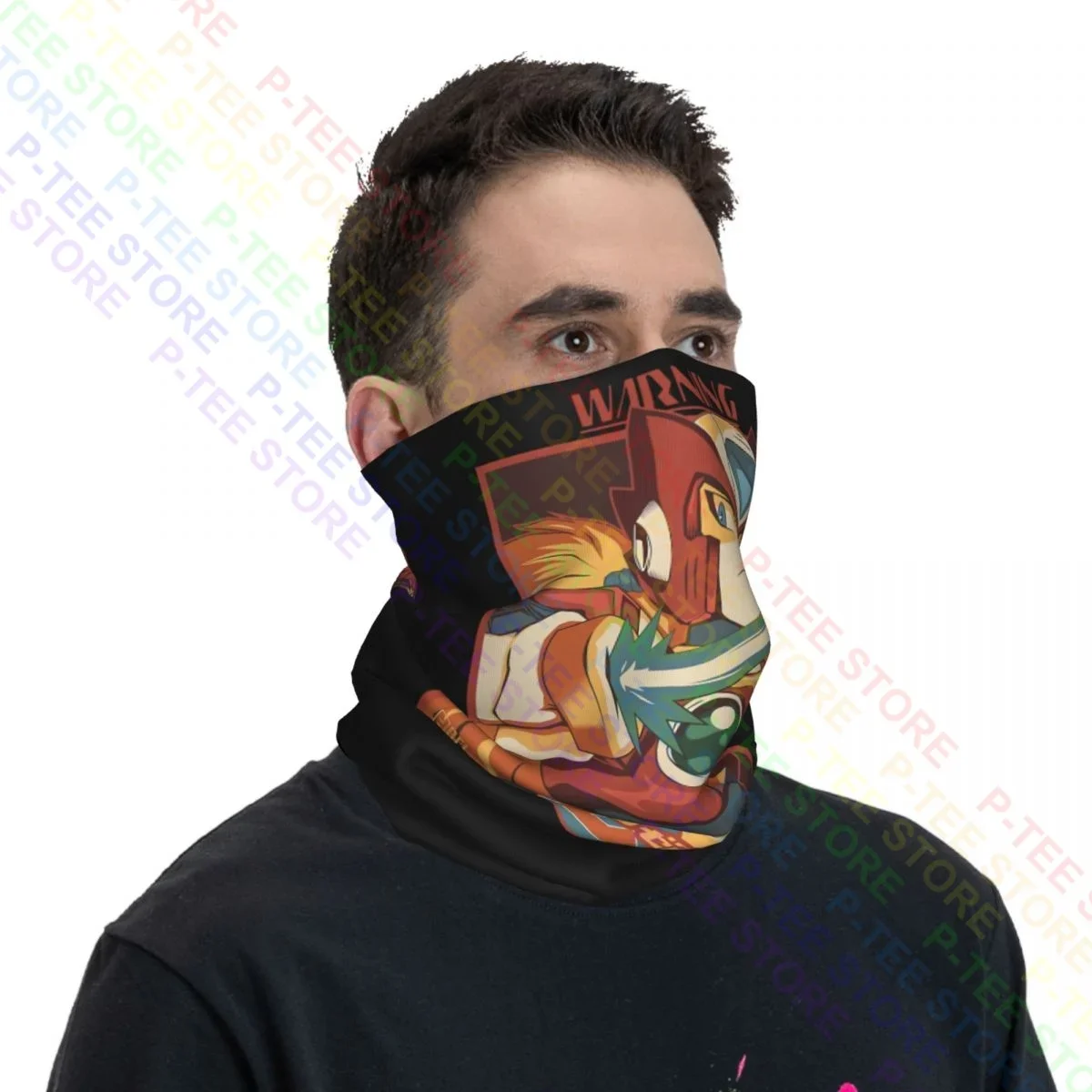 Zero Maverick Hunter Rockman X Megaman X Neck Gaiter Bandana Scarf Face Mask Simple Quick Dry Breathable