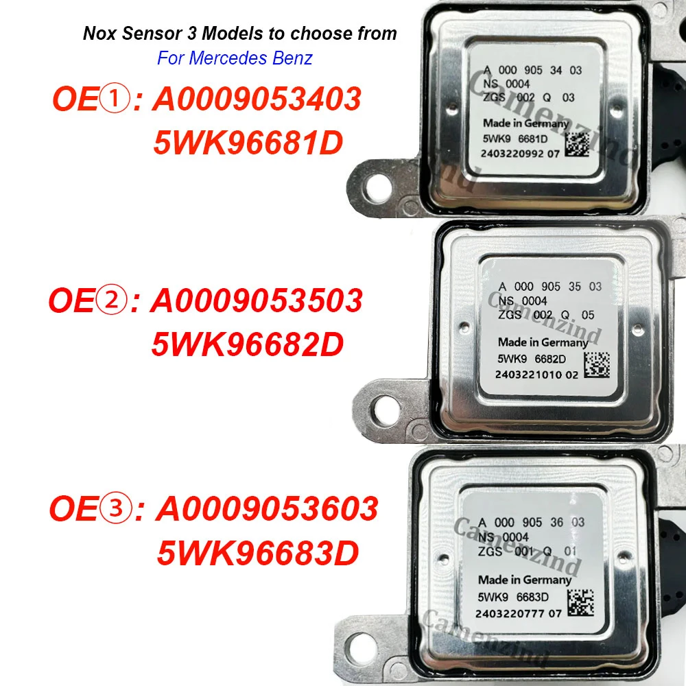 

A0009053403 A0009053503 A0009053603 High Quality Nitrogen Oxygen NOx Sensor 5WK96681D 5WK96682D 5WK96683D For Mercedes Benz