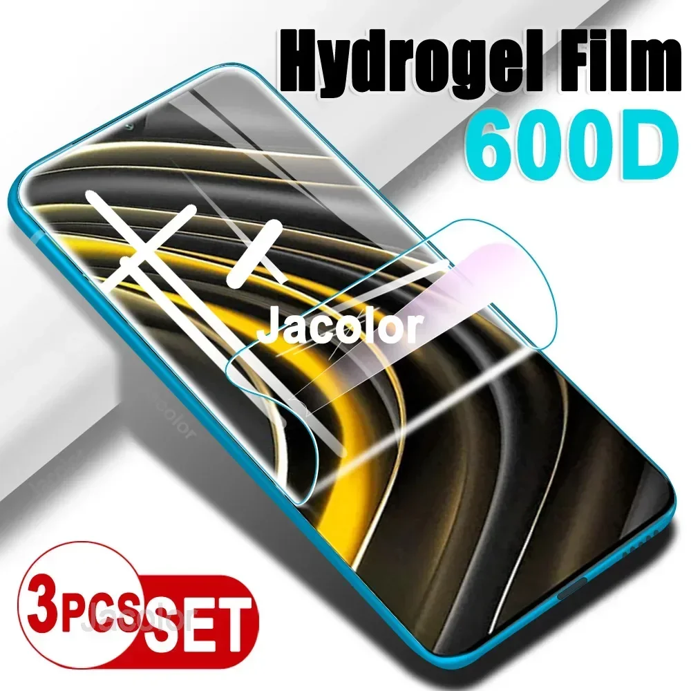 

3PCS Soft Hydrogel Film For Xiaomi Poco M4 M3 Pro 5G Xiaomy Pocco Poca M 4 3 4Pro 3Pro M4Pro 5 G Gel Protection Screen Protector