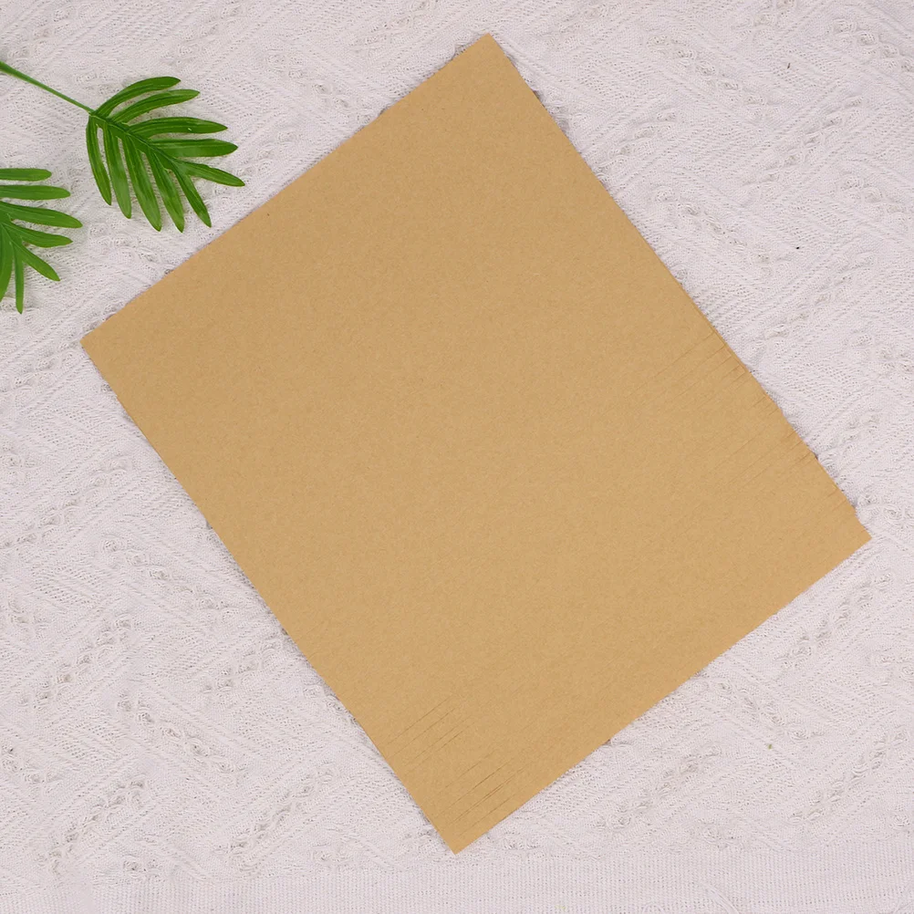 100 Sheets A3 Solid Color Kraft Paper 100G Tear Resistant Easy Fold for Office Copying Inkjet Printing Drawing Crafting Projects