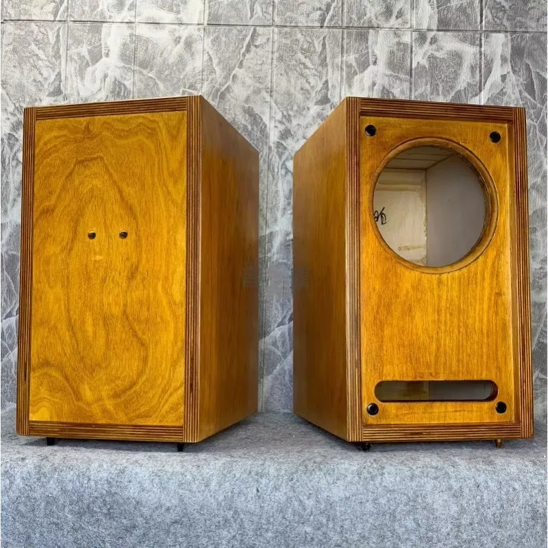 Y-020 HiFi Custom 4 Inch 5 Inch 6.5 Inch Solid Wood Birch Plywood Maze Bookshelf Speaker Empty Box