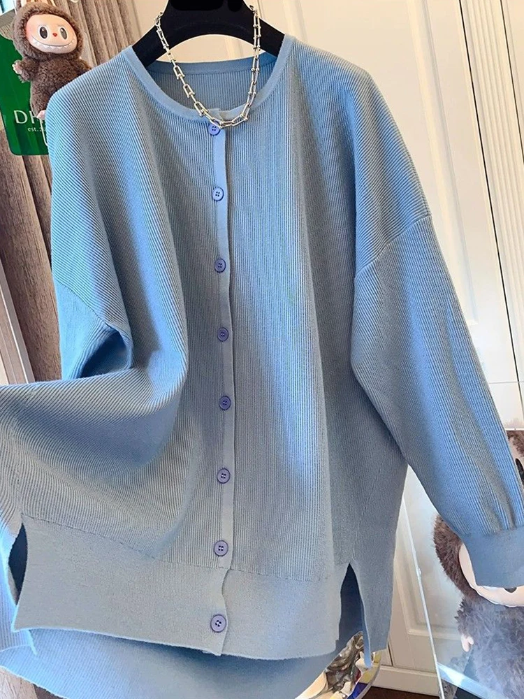 عارضة Sle جولة Ne محبوك سترة الرجال فضفاضة تناسب اللون ربيع الخريف تنوعا مريحة كسول شريط أعلى #2