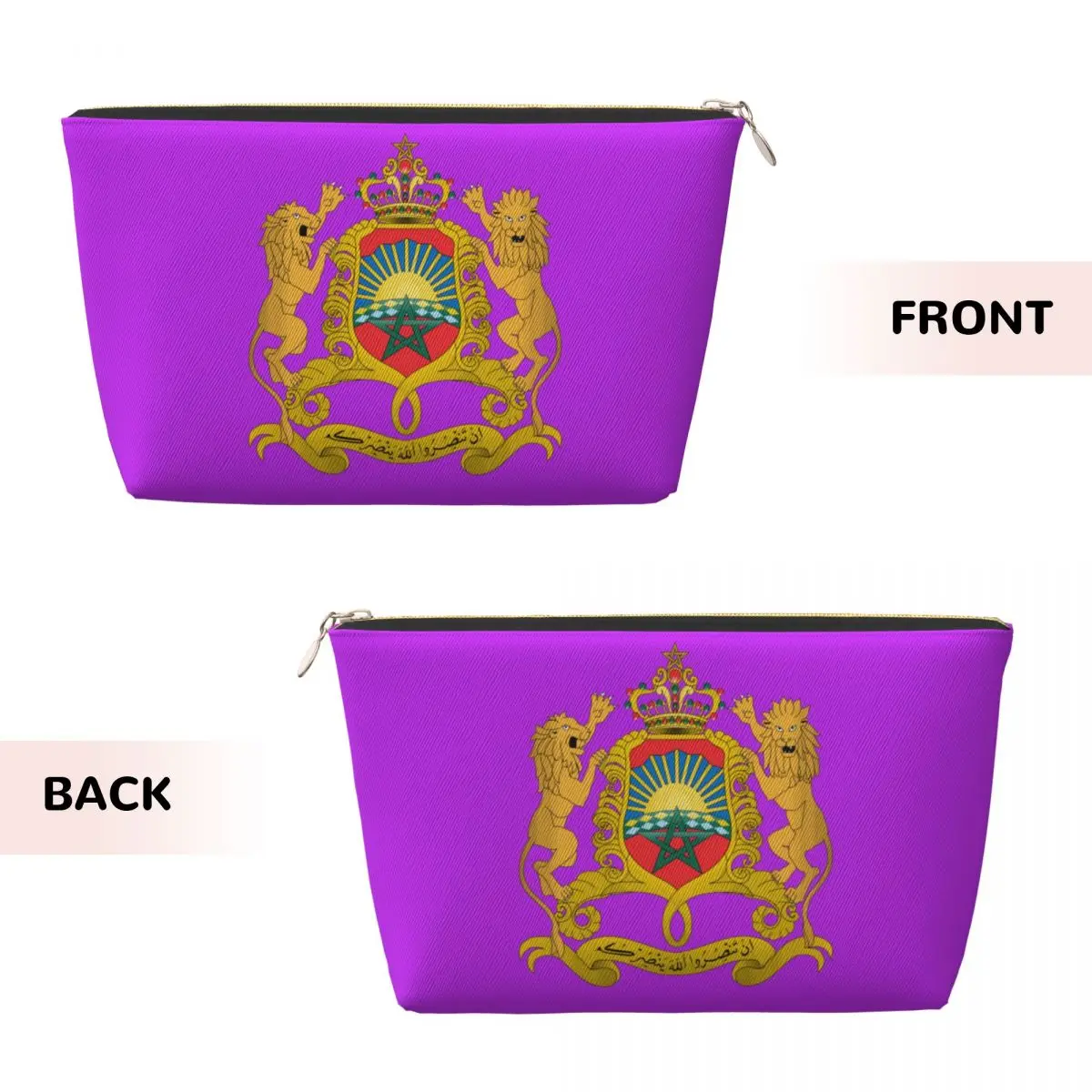 Borsa da toilette personalizzata per passaporto marocchino per donna Kingdom Of Morocco Cosmetic Makeup Organizer Lady Beauty Storage Dopp Kit Case