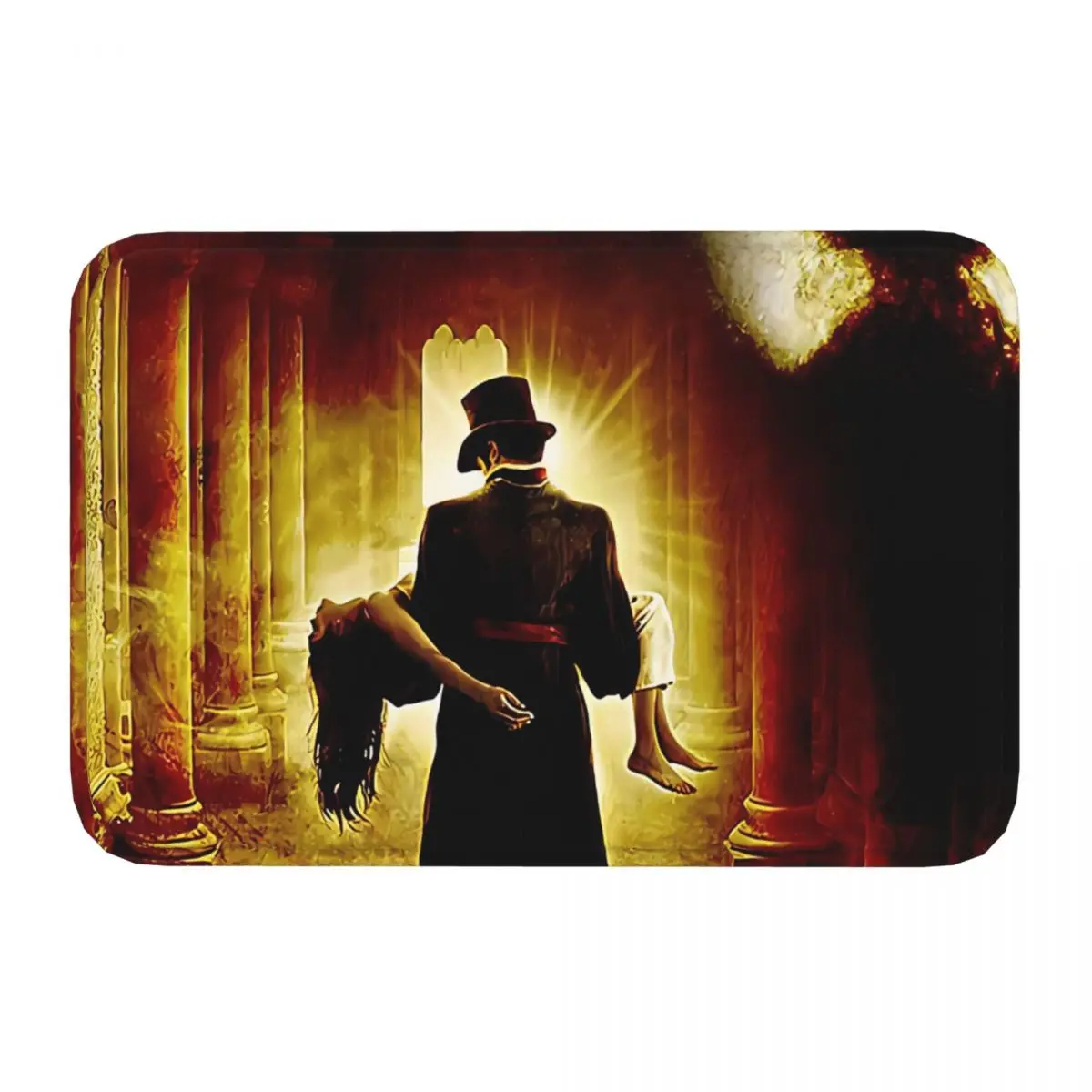 Dracula Vampire Movies Non-slip Doormat Bram Stokers Draculas Guest 2008 Poster Living Room Kitchen Mat Outdoor Carpet Indoor