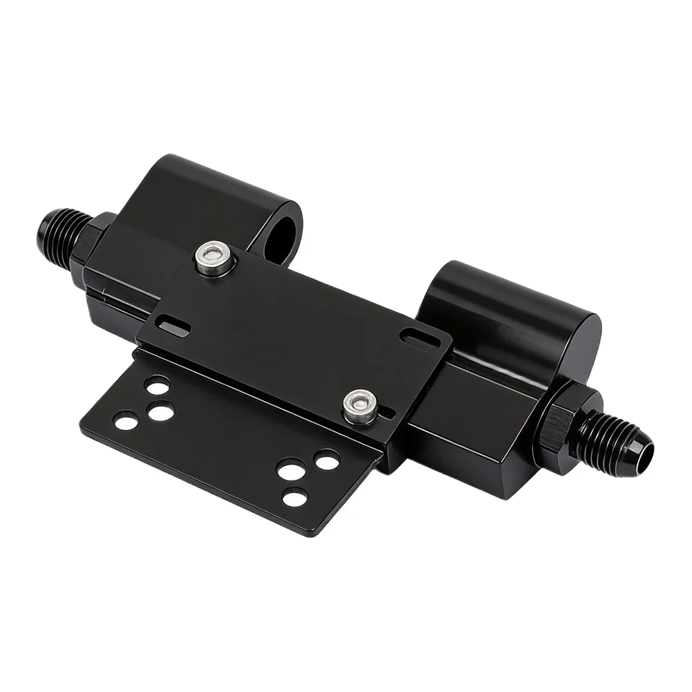 For Flex Fuel Sensor Bypass Module for E85 Ethanol Monitoring 6AN 8AN Ports 6061 Aluminum for VDO AEM 13577429 13577379