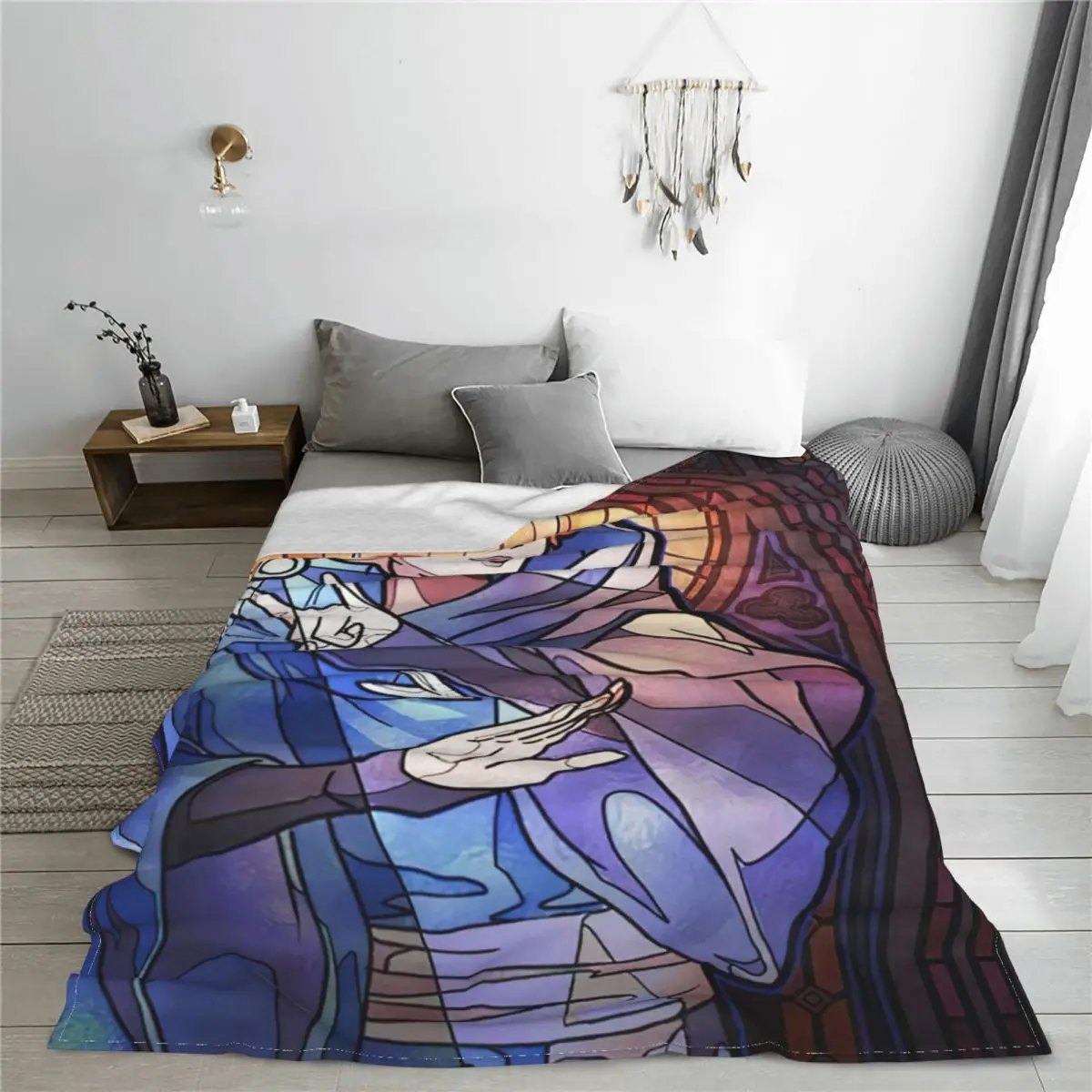 Maria Renard Castlevania Blanket Game Anime Wool Throw Blankets Summer Air Conditioning Decoration Soft Warm Bedspreads