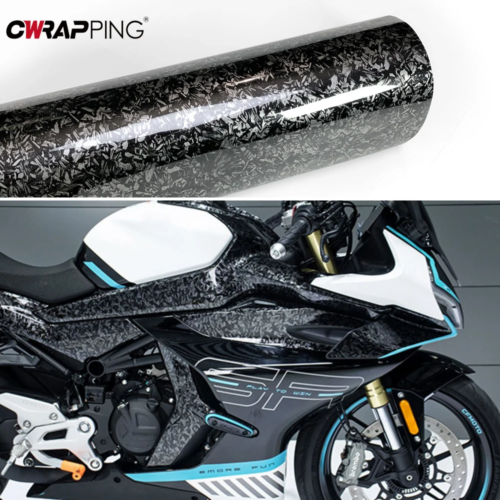 Hochwertige glänzende schwarze Haustier geschmiedete Schutz folie Auto Carbon Vinyl folie selbst klebende Rolle wasserdichte Aufkleber Autozubehör