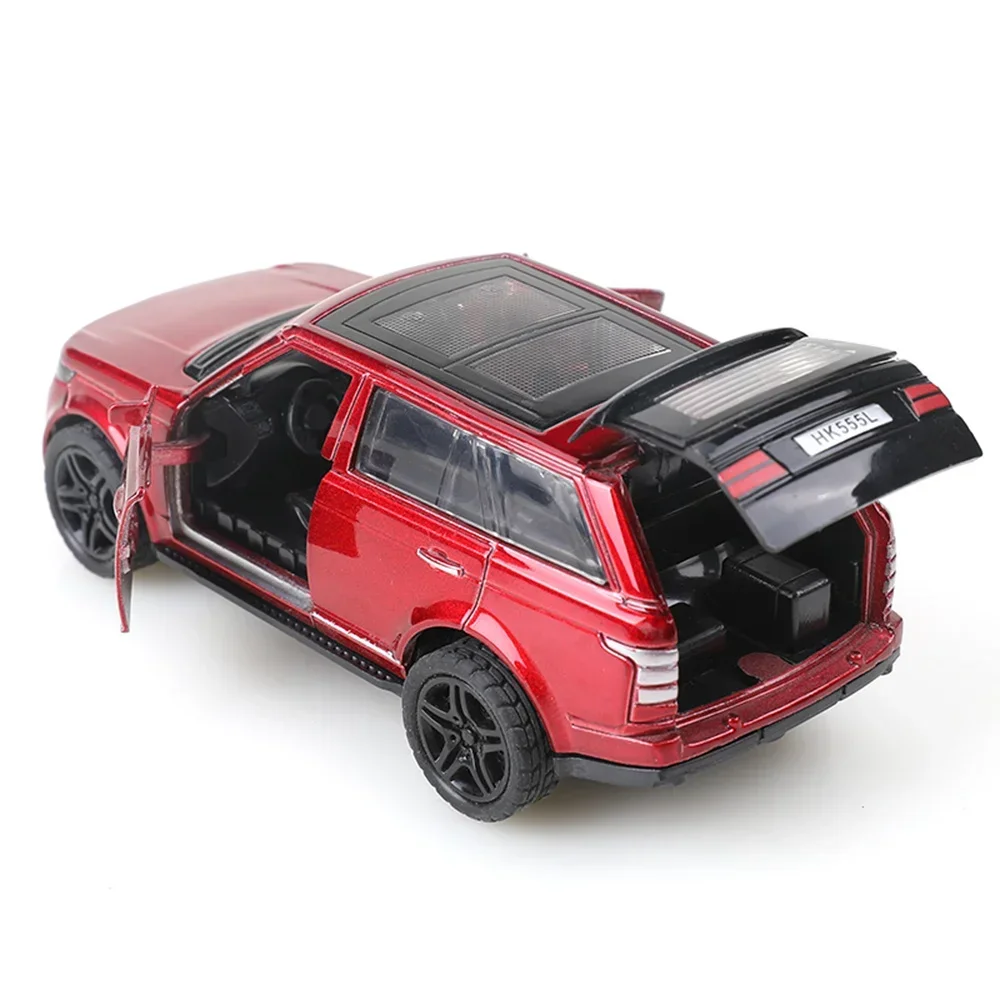 1: 36 Alloy Car Model Off-Road Door Opening Children\'s Toy Car Boy\'s Cake Decoration Birthday Gifts