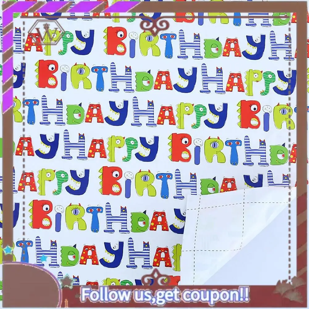 ABBG-Wrapping Paper Sheets Set Of 6 ,For Birthday Party Wrapping Paper Gift Wrap Papers,Present Gift Wrapping Paper