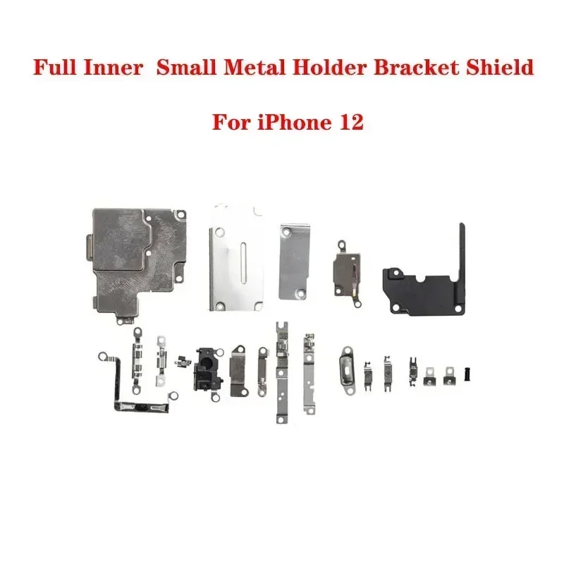 Full Set Inner Small PCB Metal Iron Accessories Parts for IPhone 12 Mini Pro Max Holder Bracket Shield Plate Kit