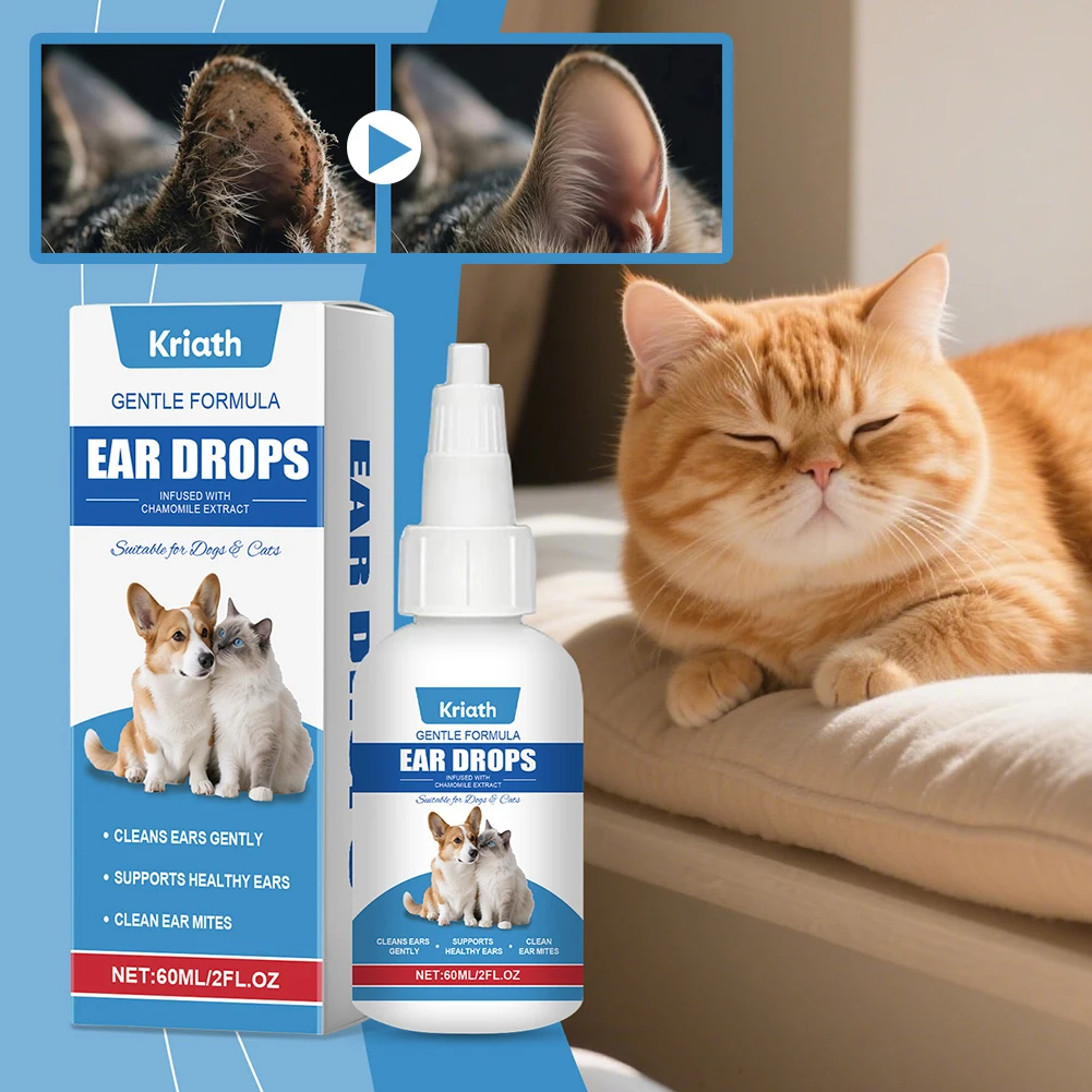 

Капли для чистки ушей домашних животных, предотвращающие удаление дрожжей, воск, нежный раствор для мытья ушей, устраняет запах ушей домашних животных для ухода за домашними животными