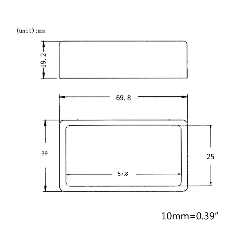 2 Pcs Electric Guitar Open Style Humbucker Pickup Cover Frame Replacement Humbucker Pickup Mounting Ring Easy to Use 24BD